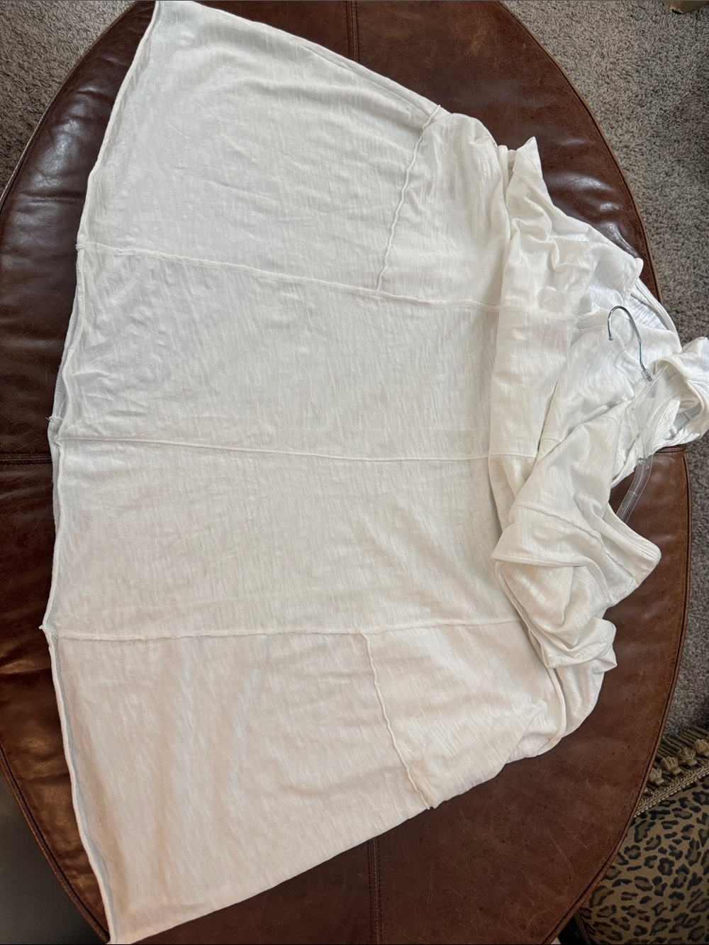 Summer Dress☀️🌴😎 Lightweight 100% Cotton White Sleeveless Pocket Dress XXL - Picture 8 of 13